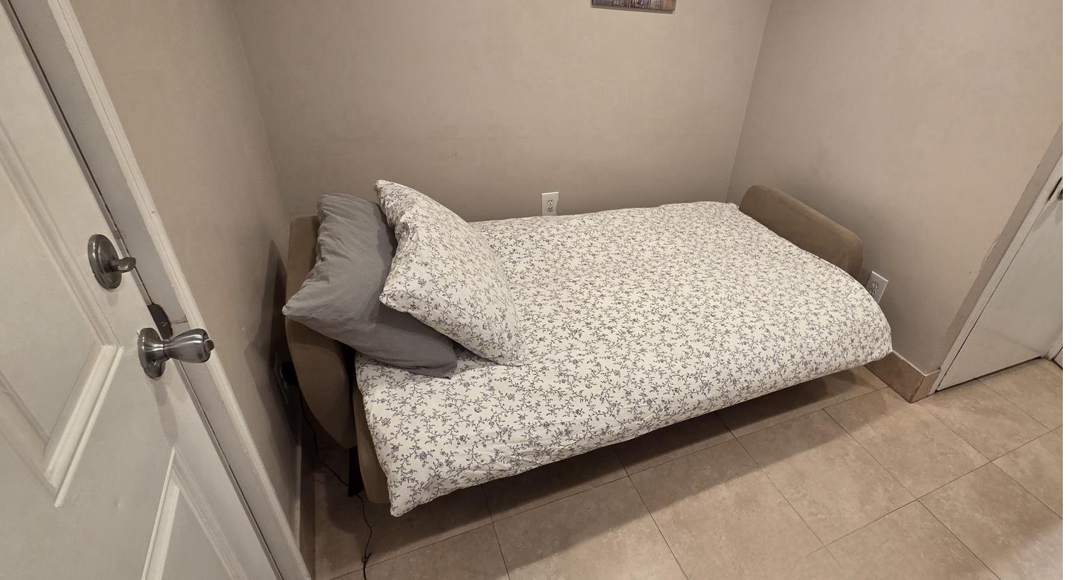 1-Bedroom pull-out couch